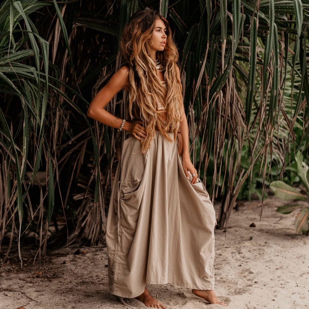 Thaluta Beige Maxi Skirt - Picture 8 of 10